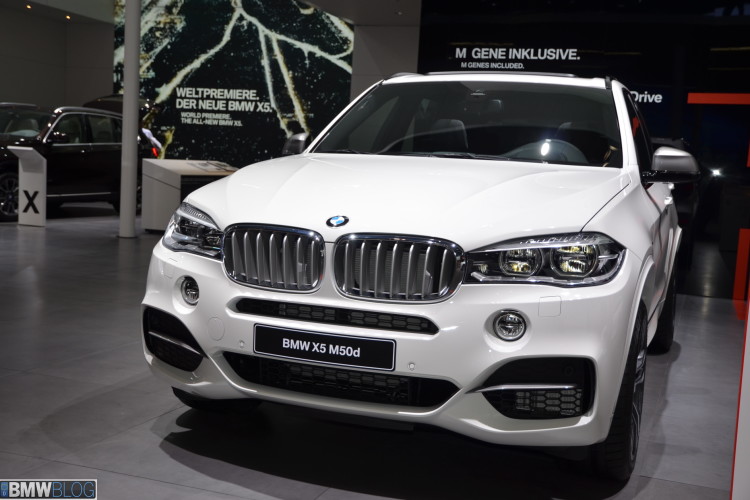 2013 Frankfurt Auto Show: 2014 BMW X5 M50d in White