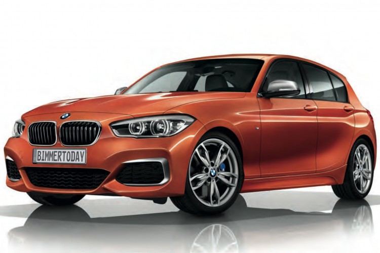 2015 BMW M135i looks great in Valencia Orange