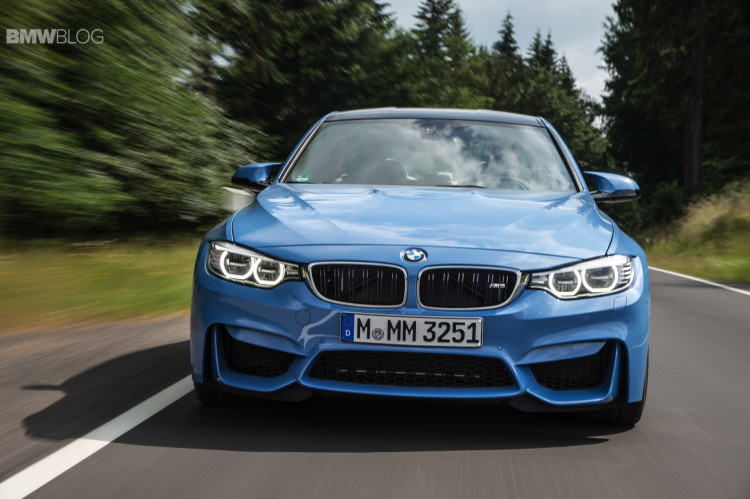 F80 BMW M3 in Yas Marina Blue