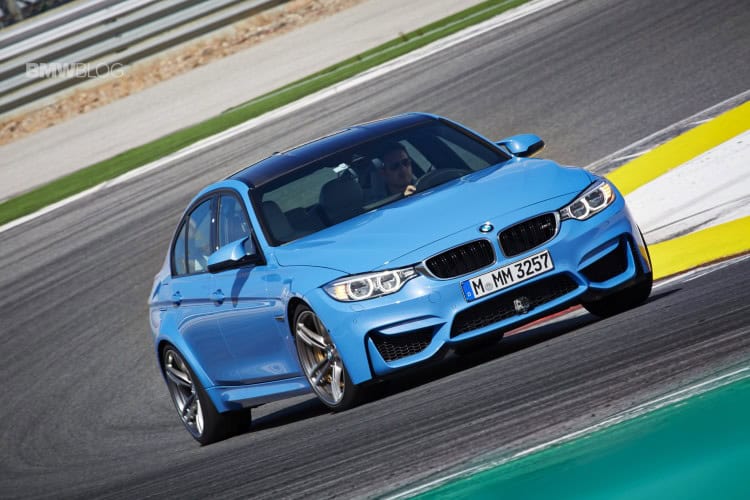 2015 BMW M3 on the track in Portimao