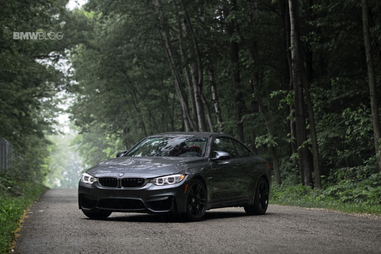 2015 BMW M4 F82 in the woods, parked