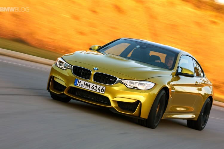 2015 BMW M4 F82 on the road