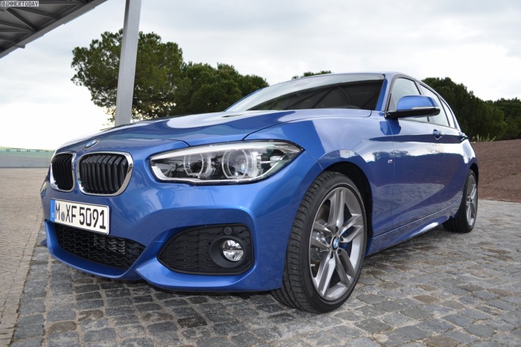 2015 BMW 1 Series Facelift with M Sport Package in Estoril Blue