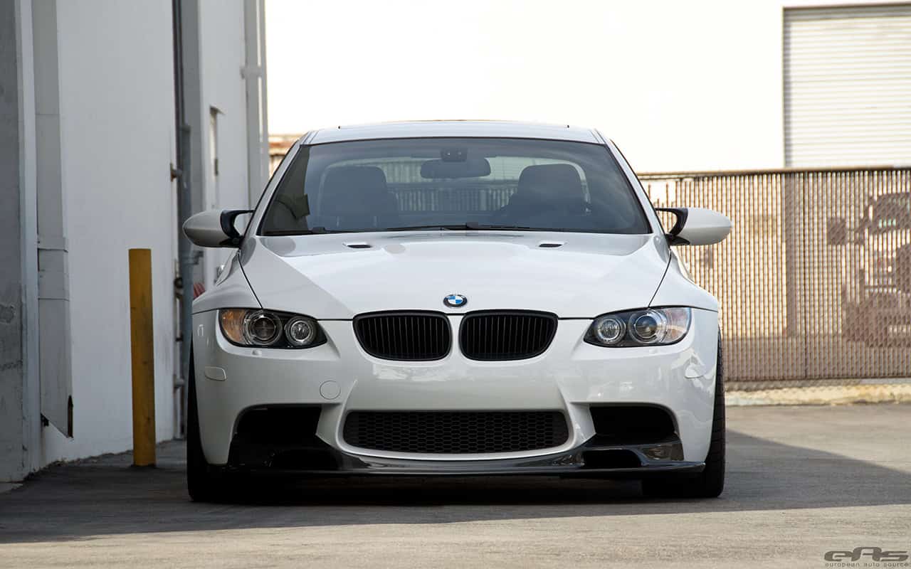 Alpine White BMW E92 M3 With Vorsteiner Goodies Installed
