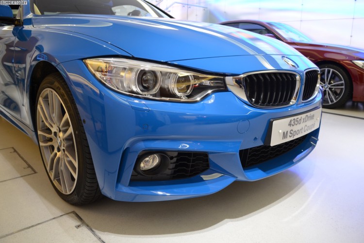 BMW 4 Series Coupe in Pure Blue Individual color