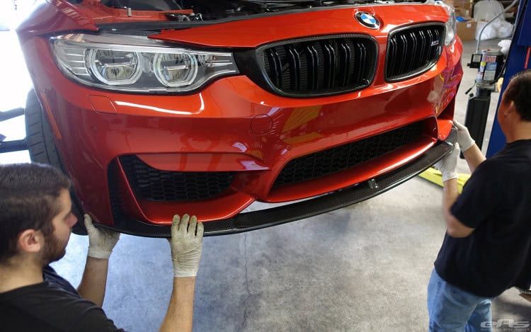 Sakhir Orange BMW F80 M3 Gets Some Carbon Fiber And Other Goodies Installed