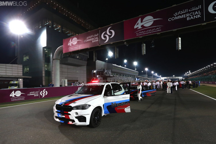 BMW M4 MotoGP Safety Car and BMW X5 M Medical Debut in Qatar