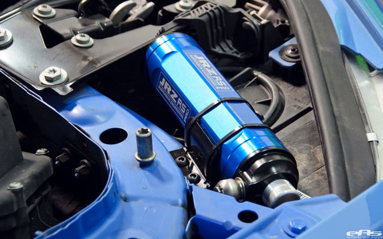 JRZ RS Pro Coilovers Installed On A Yas Marina Blue M4