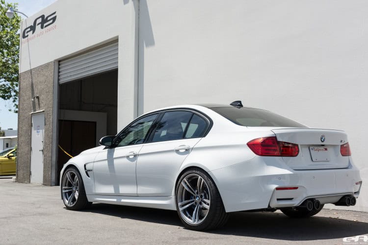 Alpine White BMW F80 M3 With A Remus Exhaust System Installed