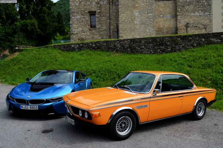Legendary meeting: BMW 3.0 CSL meets BMW i8