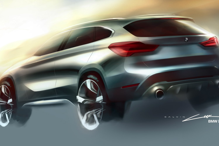 Calvin Luk, the designer of the new BMW X1