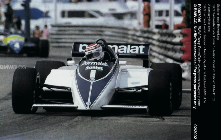 The Brabham BMW BT52 Formula 1 car