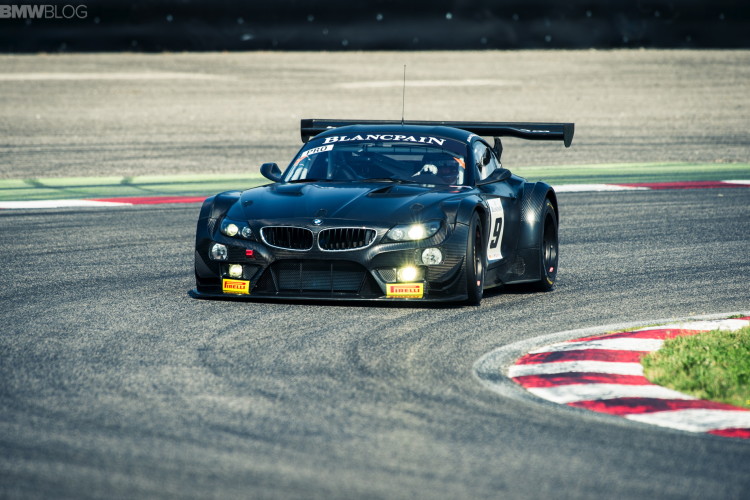 Zanardi, Spengler and Glock testing a modified BMW Z4 GT3