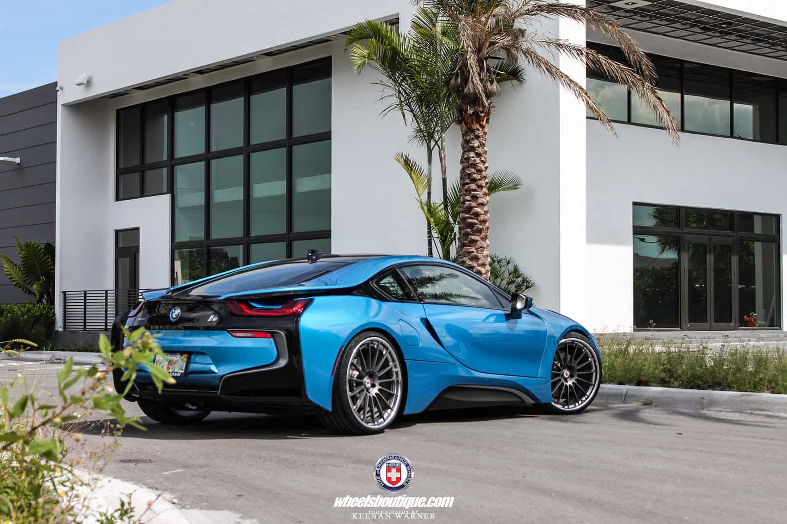 A BMW i8 Equipped With HRE RS103 Wheels