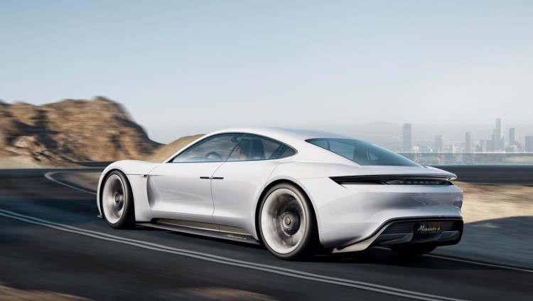 Porsche Mission E In Motion