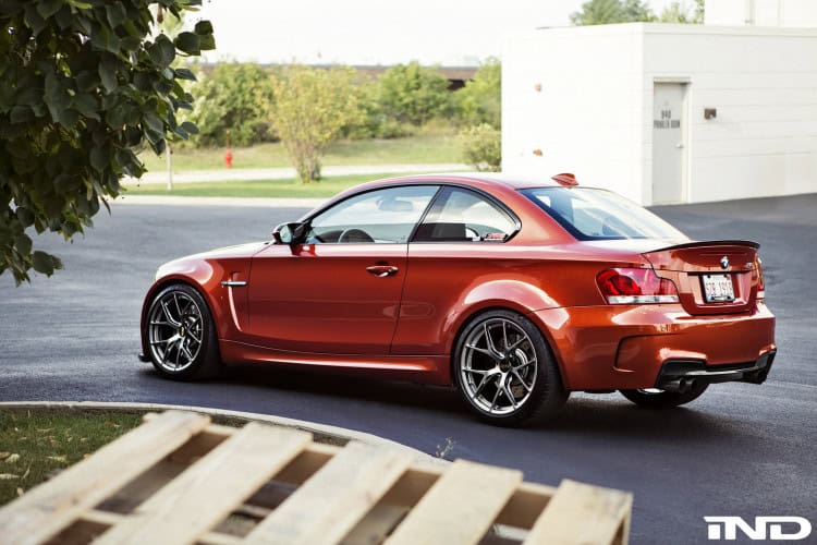 Valencia Orange BMW 1M On BBS FI-R Wheels