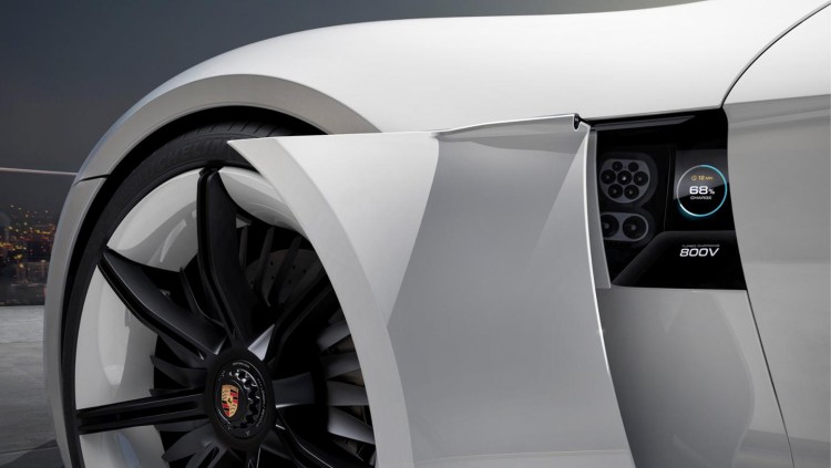 Porsche Mission E Charging Port
