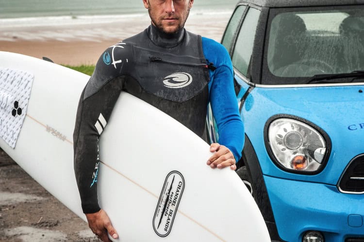 The first MINI designed surfboard