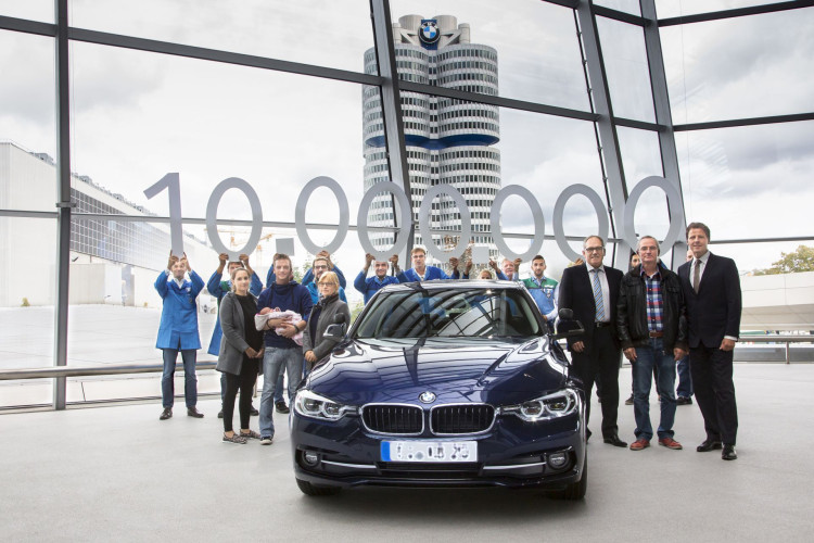 Ten millionth BMW 3 Series Sedan delivered at BMW Welt in Munich