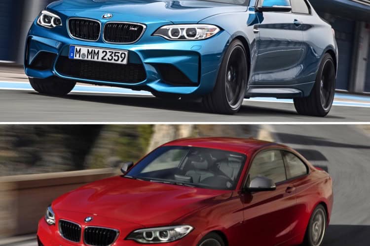 BMW M2 vs. BMW M235i – Photo Comparison