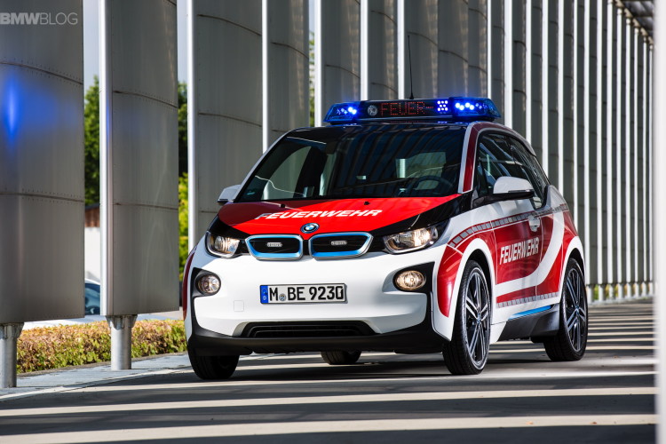 BMW i3 now available for police forces, rescue services and fire departments