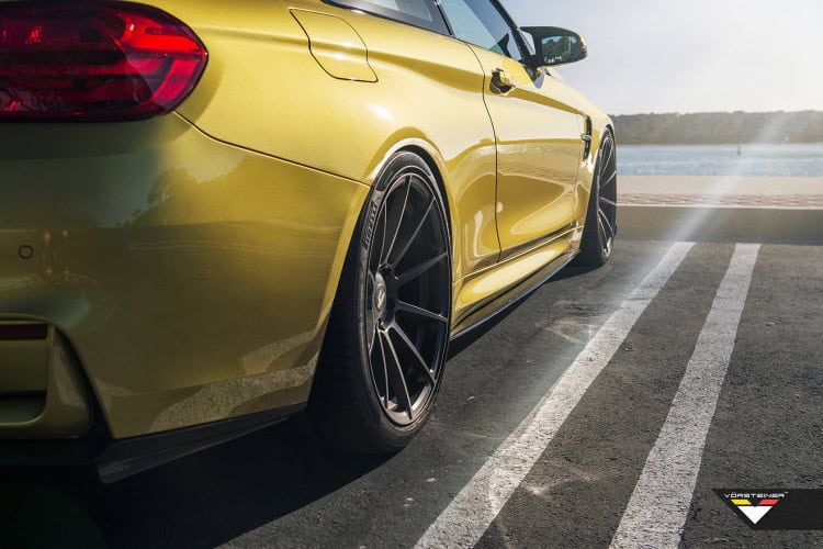 Austin Yellow BMW M4 Featuring Vorsteiner V-FF 102 Wheels
