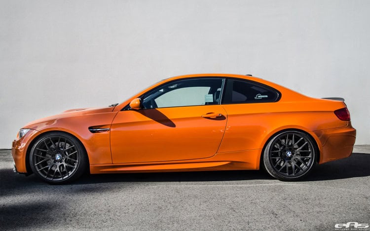 An BMW E92 M3 Lime Rock Park Edition Modded 1