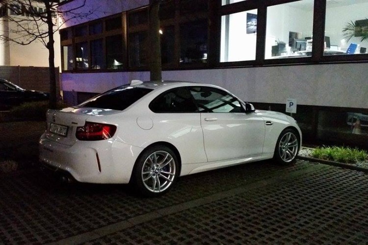 BMW M2 in Alpine White spotted again