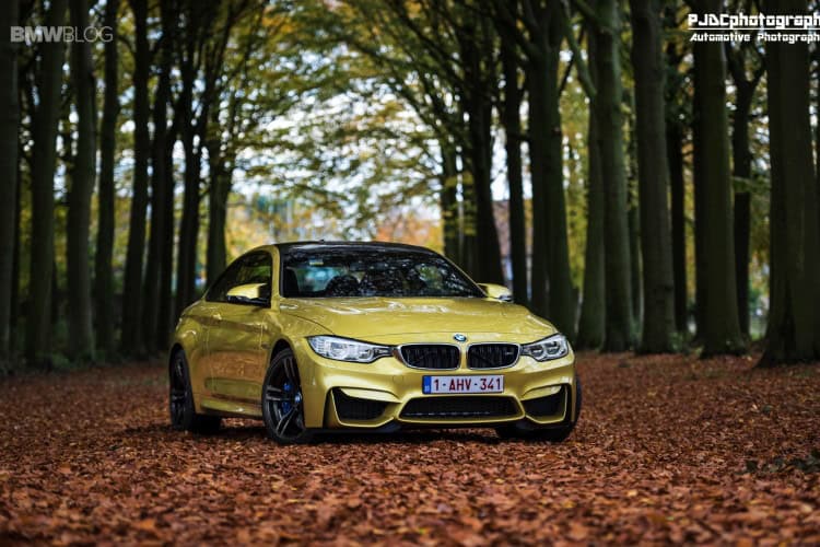 BMW M4 Austin Yellow in yet another photoshoot