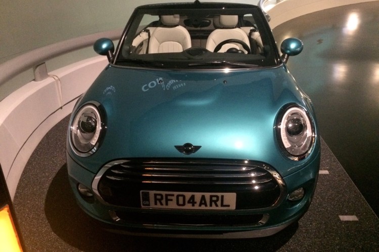 New MINI F57 Cabrio can now be admired at the BMW Welt