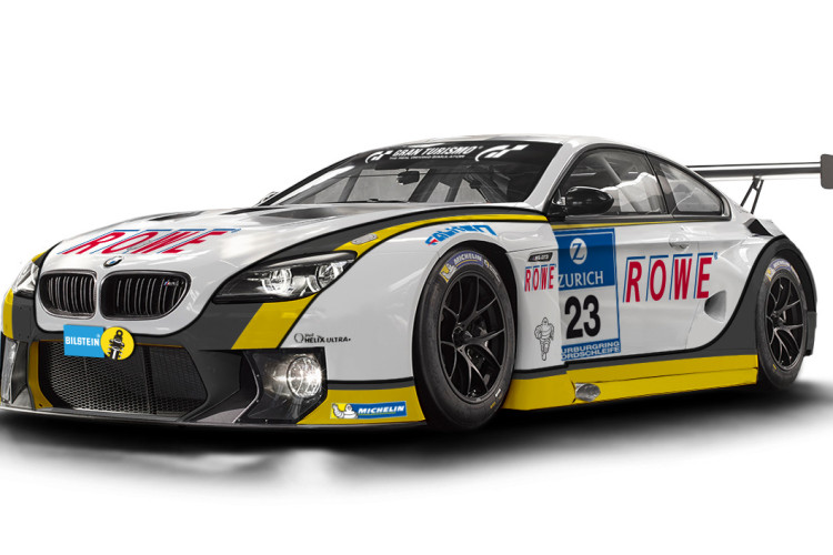ROWE Racing illustrates their BMW M6 GT3 racing car