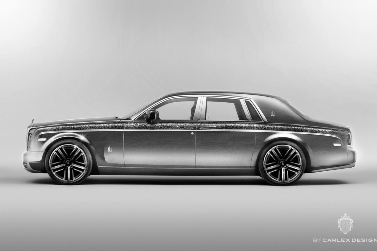 Rolls-Royce Abyss: Carlex brings Gold & Silver to the Phantom