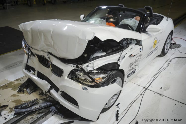 BMW Z4 scores 3 stars in Euro NCAP test