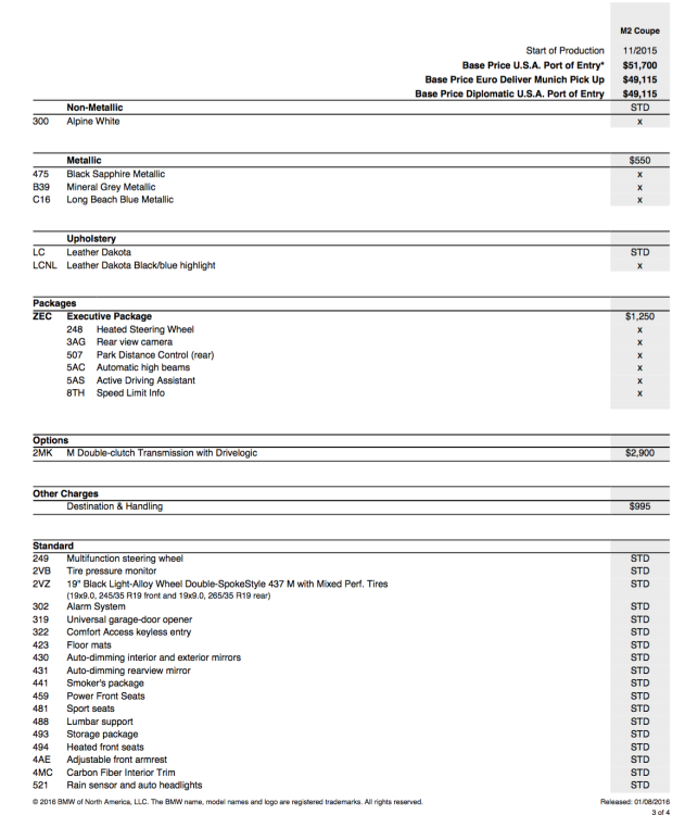 BMW-M2-US-pricing