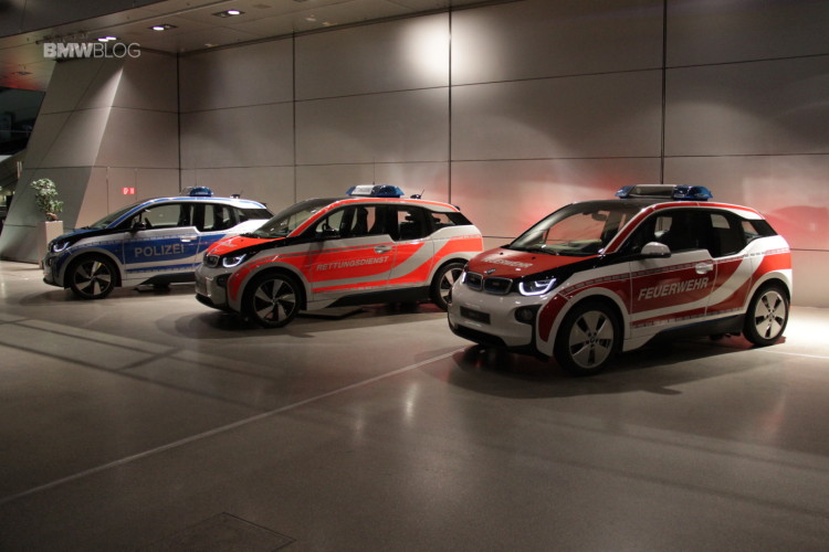 BMW i3 Emergency Vehicles displayed at the BMW Welt
