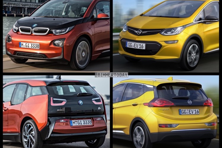 BMW i3 vs Opel Ampera-e