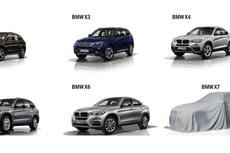 BMW teases us with a covered image of the BMW X7
