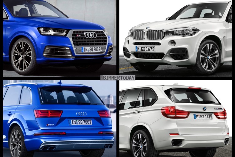 Photo Comparison: BMW X5 M50D vs Audi SQ7 TDI