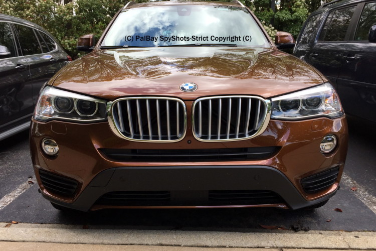 BMW F25 X3 spotted in Chestnut Bronze Metallic