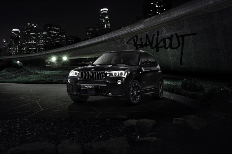 BMW X3 Blackout Edition for Japan