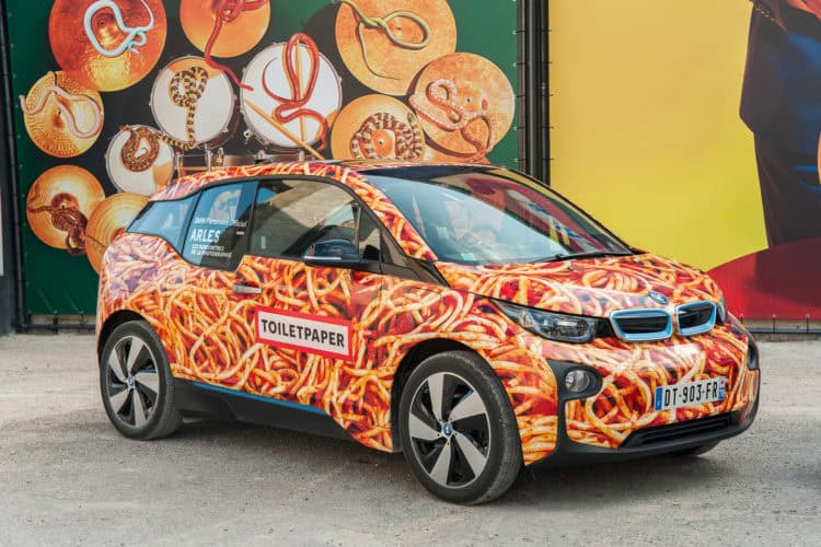 This BMW i3 Spaghetti Car Is Not a BMW Art Car