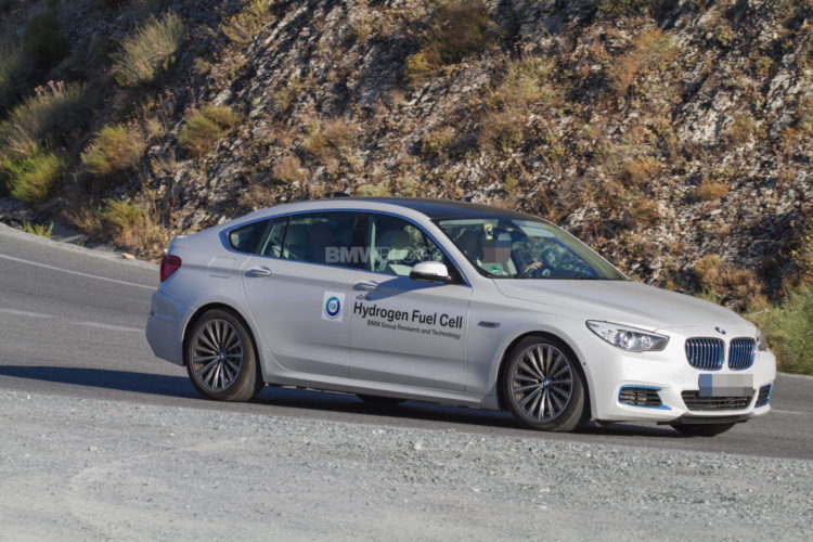 BMW 5 Series GT Hydrogen Fuel Cell prototype spotted during testing