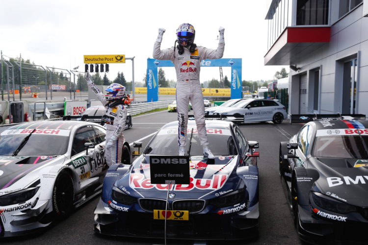 Marco Wittmann wins to regain the overall lead in the DTM