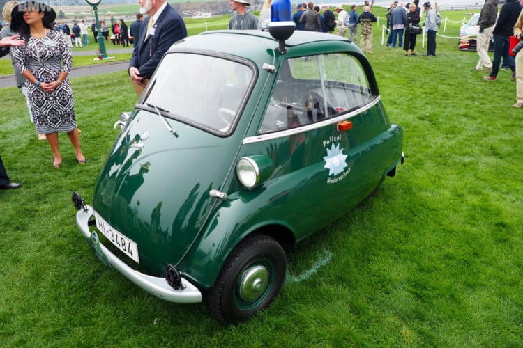 Cute little BMW Isetta Police Car at Pebble Beach Concours d’Elegance