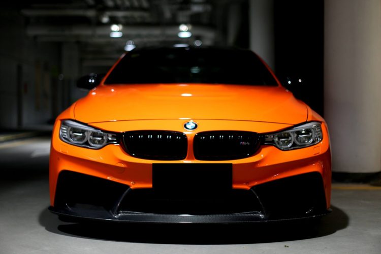 Fire Orange BMW M4 gets 3D Design aero parts