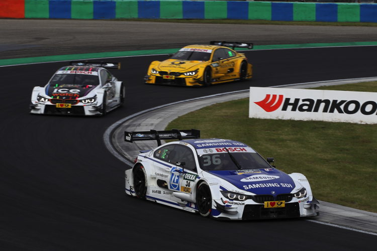 Marco Wittmann scores valuable points for BMW in the DTM title battle at Hungaroring