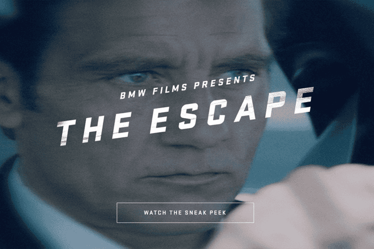 Why BMW Films’ “The Escape” is exciting