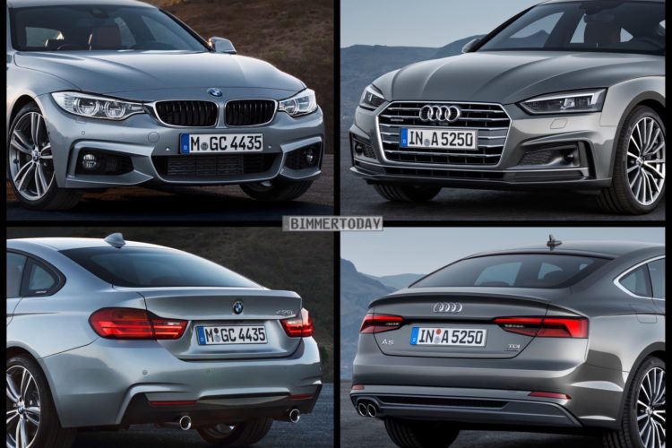 Photo Comparison: BMW 4 Series Gran Coupe vs Audi A5 Sportback