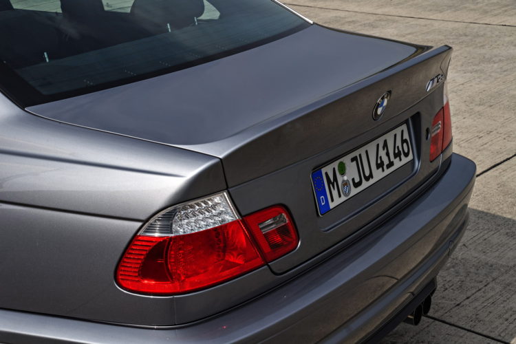 The taillights of the E46 3 Series and M3