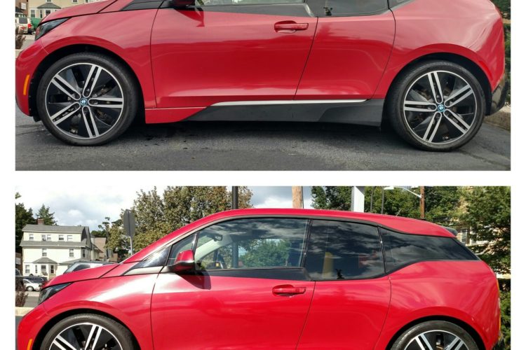 BMW i3 gets H&R Sport Springs and LED High Beams